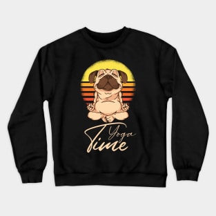 Zen Dogs Love Yoga Crewneck Sweatshirt